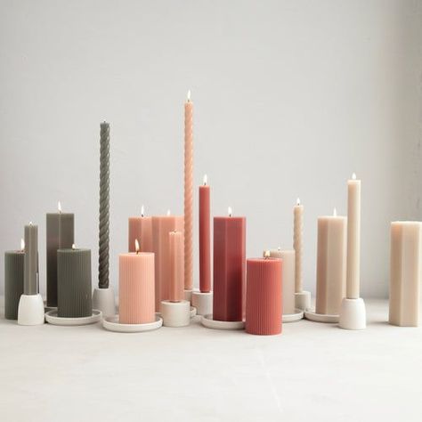 Elevate your interior design with our carefully curated collection of pillar candle holders. Each holder is a piece of art that infuses your space with sophistication. Illuminate your room and spread the inviting glow that leaves a lasting impression on anyone who experiences it. 10 Candle, Traditional Candles, Living Room Accent Tables, Hand Molding, Chandelier Floor Lamp, Pillar Candle Holders, Book Candle, Candle Diffuser, Paraffin Wax