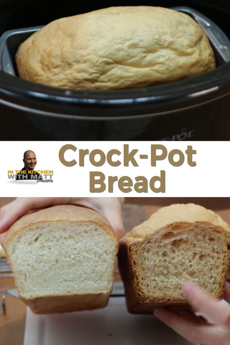 Pot Bread, Crock Pot Bread, Slow Cooker Bread, Bake Bread, Make Bread, Crockpot Dishes, Crock Pot Slow Cooker, Crockpot Recipes Slow Cooker, Easy Bread