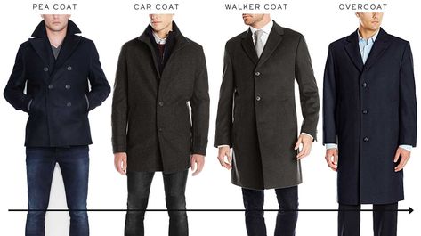 what's the difference between a pea coat, car coat, walker coat, and overcoat Mens Dress Coats, Mens Car Coat, Winter Coat Dress, Peacoat Men, Overcoat Men, Mens Overcoat, Mens Raincoat, Perfect Coat, Men Hairstyles