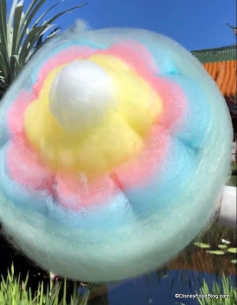 You Can’t Get Cotton Candy In Epcot’s China Pavilion Right Now — And Here’s WHY! Cotton Candy Flower, Lotus House, Candy Notes, Epcot Flower And Garden Festival, Chinese Candy, 4th Birthday Cakes, Disney Treats, Mango Syrup, Fairy Floss