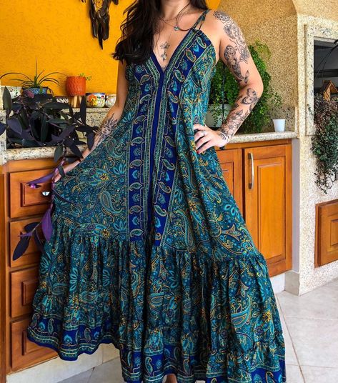 Curvy Boho, Looks Hippie, Boho Chic Style Outfits, Moda Hippie, Fasion Outfits, Aesthetic Dress, Earthy Outfits, Hippie Chick, Estilo Hippie