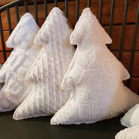 White Chenille Christmas Tree Pillow, Winter Decor, Holiday Decorations, Christmas Pillow - Etsy Repurposing Chenille Bedspreads, Crafts With Chenille Bedspread, Chenille Christmas Trees Diy, Chenille Christmas Trees, Chenille Bedspread Repurpose, Chenille Bunny, Sewing Pillows Decorative, Chenille Pillows, Valentine Pillows