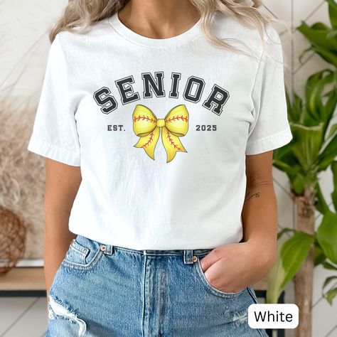 Softball Senior Shirt Class of 2025 Graduation Gift Softball Senior Night T-shirt Volleyball Senior Shirt Ideas, Senior Cheerleader Shirts, Senior Softball Shirts Design, Proud Friend Of A Senior Cheer Shirt, Senior 2023 Mom Softball Mom Shirt, Softball Senior Night, 2025 Graduation, Class Of 2025, Senior Shirts