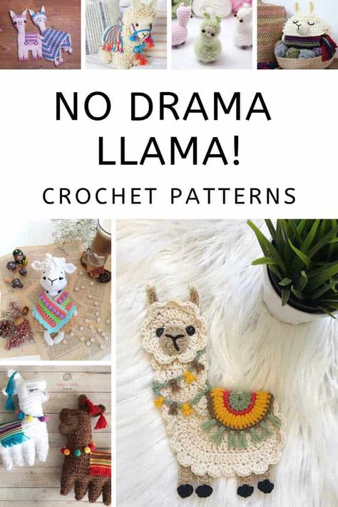 Crochet Llama, Crochet A Bear, Crochet Appliqué, Shrug Crochet, Crocheted Dolls, Cute Desk Accessories, Knitting Crafts, Knitting Club, Neutral Baby Gifts