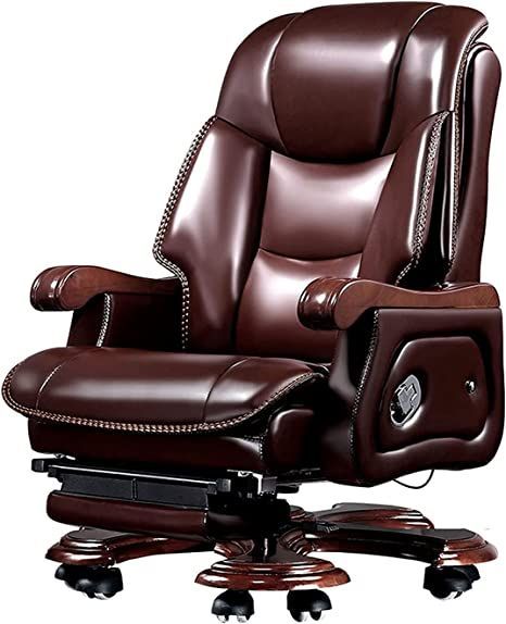 Cowhide Office, Office Chair Leather, Wooden Office Chair, Reclining Office Chair, Boss Chair, Ergonomic Computer Chair, High Back Armchair, Comfortable Office Chair, Office Chair Design