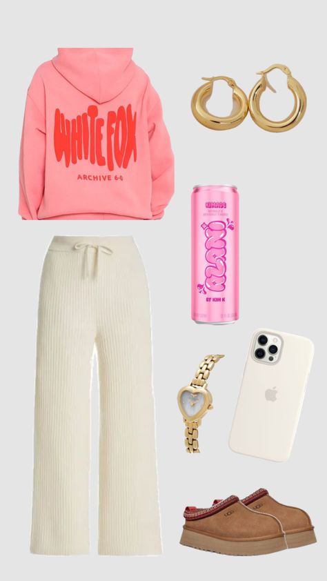 white fox casual outfit #casual #whitefox #alaninu Macys Outfits, Fox Outfit, Cute Athletic Outfits, Fox Clothing, Space Outfit, Oversized Outfit, Autumn Fits, Comfy Outfit, Wardrobe Outfits