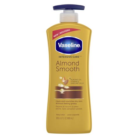 Vaseline Almond Smooth 20.3 oz. Vaseline Lotion, Dry Skin Body Lotion, Vaseline Original, Vaseline Intensive Care, Vaseline Jelly, Mascara Brands, Healing Dry Skin, Lotion For Dry Skin, After 4