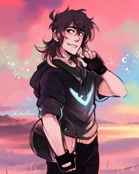 Sunny on Instagram: “the forever space boi ✨💫 still my fav character.. after all this time lol wasn't sure what to draw for the birthday but painting skies is…” Keith Kogane Fanart Cute, Klance Fanart, Lance Mcclain, Klance Comics, Voltron Funny, Fandom Drawing, Keith Kogane, Voltron Comics, Form Voltron