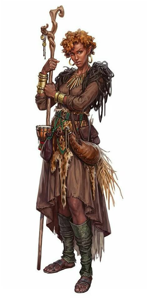 Female Half-Elf Druid or Shaman - Pathfinder PFRPG DND D&D 3.5 5th ed d20 fantasy Light Armor, Dnd Druid, Half Elf, Elf Druid, Dark Sun, Female Elf, Heroic Fantasy, Wood Elf, Dungeons And Dragons Characters