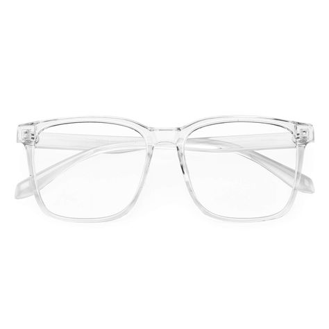 PRICES MAY VARY. 【OVERSIZED SQUARE DESIGN】Stylish oversized frame design, ideal for almost every kind of face, comfortable daily wear and popular among men and women. The frames fits any look whether casual, high-fashion or classically elegant. 【BLUE LIGHT FILTER & REPLACEABLE LENS】Reduce symptoms of eyestrain during prolonged computer exposure. These frames are best used as indoor lenses for long hours of computer use to maintain natural sleep patterns and eye protection. The original lenses ca Cute Glasses Frames, Specs Frame, Uni Bag, Clear Glasses Frames, Cute Glasses, Clear Glasses, Blue Light Glasses, Computer Glasses, Stylish Glasses