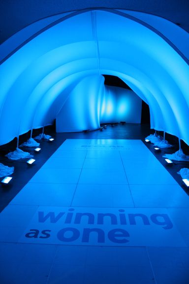 First impressions really DO make a difference. Check out this unique entrance unit displayed at a corporate event Roy Wilkins, Futuristic Event, Entrance Idea, Event Planning Inspiration, Staff Meeting, Event Entrance, Corporate Events Decoration, Corporate Event Design, Grand Entryway