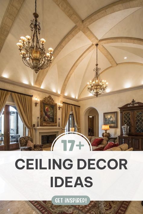 Ceiling Decor Ideas: Discover murals, beams, and lighting to transform your space!