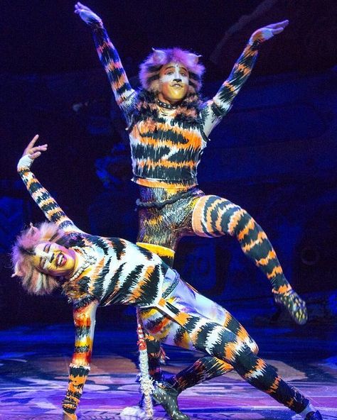 Mungojerrie & Rumpleteazer - Cats Revival 2016 Cats The Musical Costume, Cats Broadway, Cats Movie, Cats Costume, Jellicle Cats, Cats The Musical, Musical Costumes, Cat Movie, Broadway Costumes