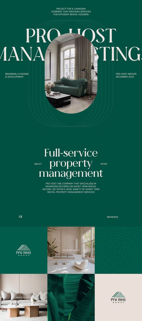 Website for Canadian Property Management Company on Behance Property Management Marketing, Management Logo, Property Logo, Property Management Company, Rental Property Management, Corporate Website, Rental Income, Short Term Rental, Management Company