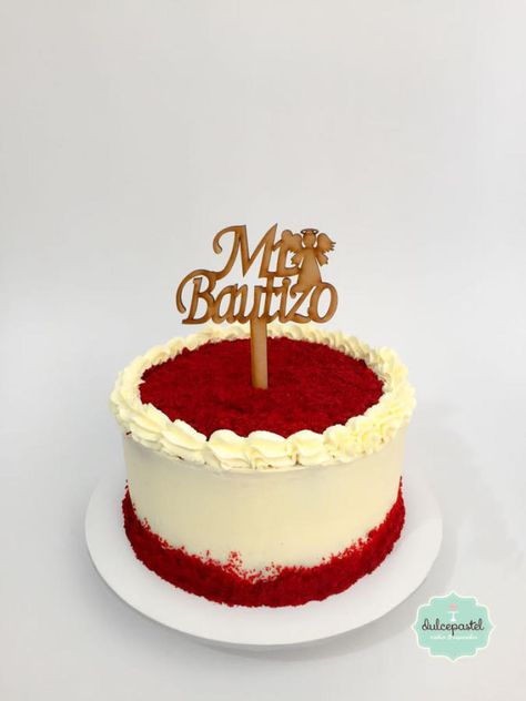 Torta Red Velvet Cake by Giovanna Carrillo Red Velvet Cake Decoration, Chocolate Ganache Drip Cake, Easy Red Velvet Cake, Red Velvet Birthday Cake, Bolo Rapunzel, Bolo Red Velvet, Cake For Boyfriend, Chocolate Cake Designs, Cake Mini