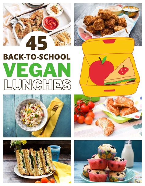 45 Back-to-School Vegan Packed Lunches - theveganlunchbox.co.uk Plant Based Kids Lunch, Vegan School Lunch For Kids, Kids Vegan Lunch Ideas, Vegan Lunch Ideas For Kids, Vegan Kids Lunch, Vegan School Lunches, Vegan School Lunch Ideas, New Lunch Ideas, Kid Friendly Vegetarian Recipes