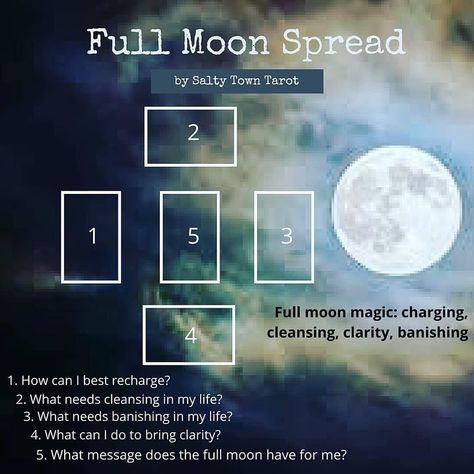 #Repost @saltytowntarot ・・・ Happy full moon, my lovelies! Here is the full moon spread I made. Feel free to use it if you're looking for… Full Moon Spread, Full Moon Tarot Spread, Full Moon Tarot Reading, Tarot Time, Tarot Guidance, Love Tarot Spread, Full Moon Tarot, Happy Full Moon, Tarot Moon