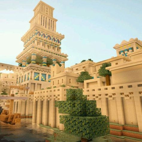 Minecraft Palace, Minecraft Temple, Villa Minecraft, Minecraft Kingdom, Mine Minecraft, Minecraft Houses Blueprints, Minecraft Castle, Stunning Architecture, Minecraft City