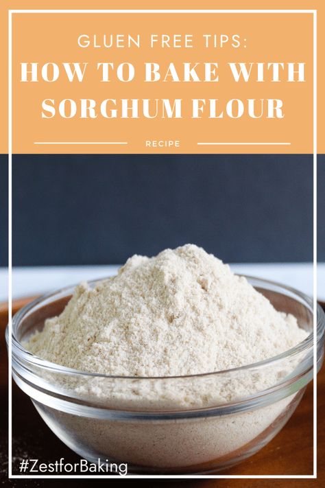 5 reasons why you'll love baking with sorghum flour! It's versatile, easy to work with and lends itself well to so many recipes! #glutenfreebread #glutenfreeflours #glutenfreebaking Sorghum Bread Recipe, Healthy Gluten Free Bread, Gf Thanksgiving, Sorghum Recipes, Thanksgiving Bread, Buckwheat Recipes, Gf Baking, Pan Sin Gluten, Sorghum Flour