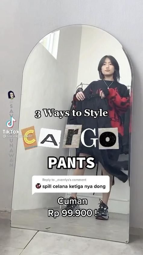 Cargo Pants Tomboy Outfit, Outfit Ideas For Tomboys Style, Tomboy Wearing Dress, Arcade Inspired Outfit, Kpop Concert Outfit Harness, Plain Jacket Outfit, How To Dress Like Tomboy, Tomboy Inspo Outfits, Tomboy Fits Aesthetic