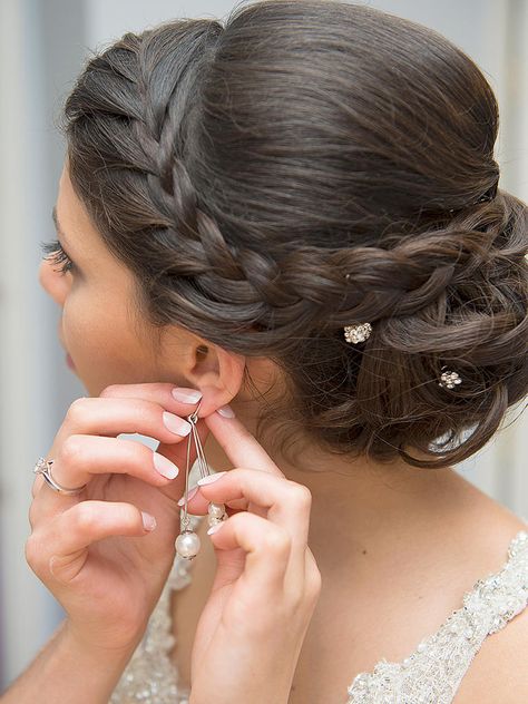 The Best Braided Updos for Long Hair | TheKnot.com Bouffant Bun, Braided Top Knots, Simple Wedding Hairstyles, Best Wedding Hairstyles, Long Hair Wedding Styles, Super Hair, Trendy Wedding Hairstyles, Braided Hairstyles For Wedding, Hair And Beauty