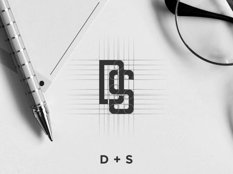 DS MONOGRAM LOGO PROCESS by wiwi design on Dribbble Da Logo Monogram, Dh Monogram Logo, Dt Monogram Logo, Dm Monogram, Dn Monogram Logo, Ds Logo, Logo Process, Logos Ideas, S Monogram