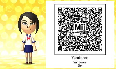 Yandere Qr Code Mii Plaza, Mii Qr Codes, Mii Characters Aesthetic, Mii Qr, Tomodachi Life, Personality Chart, Life Code, Mi Life, I Love Games