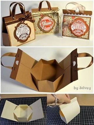 Mini Cardboard Bag for Presents – DIY Mini Bags, Mini Bag, Paper Bag