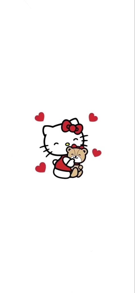 Hello Kitty Red And Pink Wallpaper, Cute Red Hello Kitty Wallpaper, Hello Kitty Simple Wallpaper, Hello Kitty Wallpaper Red And White, Hello Kitty Wallpaper Iphone Red, Red Wallpaper Hello Kitty, Red Hello Kitty Pfp, Red Hello Kitty Aesthetic, Hello Kitty Red Wallpaper