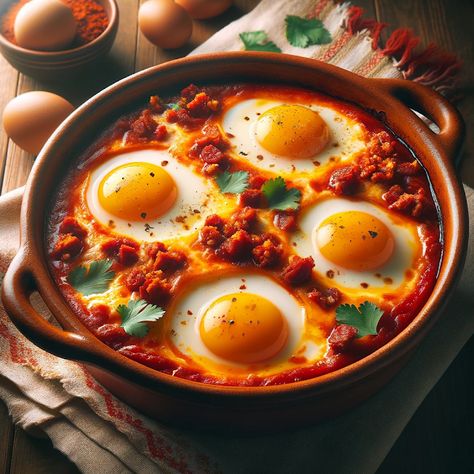 Cooking up Joy - Made with love: Oven-Baked Chorizo and Mexican Egg Fiesta Mexican Baked Eggs, Chorizo And Eggs Breakfast, Eggs In A Pan, Eggs And Chorizo Breakfast, Chorizo Omelette, Chorizo Eggs, Mexican Egg, Grits And Eggs, Iraqi Cuisine