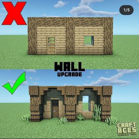 Minecraft Building House Blueprints, Minecraft House Ideas Blueprints, Minecraft Houses Blueprints Layout Easy, Minecraft Villager House, Server Ideas, Minecraft Building Blueprints, Construction Minecraft, Minecraft Welten, Case Minecraft