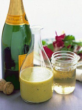 Homemade Champagne, Vinaigrette Dressing Recipe, Champagne Vinaigrette, Champagne Vinegar, Martha Stewart Recipes, Vinegar Dressing, Vinaigrette Recipes, Vinaigrette Dressing, Sauces And Dressings