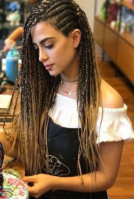 Blonde Box Braids, Short Box Braids, Long Box Braids, Box Braids Hairstyles For Black Women, Box Braids Styling, Girls Braids, Braided Hairstyles Updo, Penteado Cabelo Curto, African Braids Hairstyles