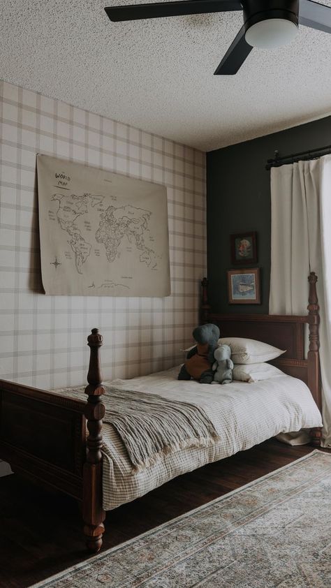 Four generations of Cobb’s have slept on this bed! Heirloom pieces are such a treasure to have in our home. Cannon is so excited about his big boy bed and the fact that it use to be his dad’s and papa’s. #bigboybed #motherhood #explore #explorepage #toddlerbed #toddlerboysroom #toddlerroommakeover #vintagefurniture #vintagefurnituremakeover #vintagefurnitureflip #motherhoodunfiltered #parenting #heirloomfurniture #diy | Morgann Cobb | Zach Bryan · I Remember Everything (feat. Kacey Musgraves) Retro Boys Room, Vintage Boys Bedrooms, Vintage Boys Room, Big Boy Bed, I Remember Everything, Shared Boys Rooms, Toddler Bed Boy, Boy Bed, Boys Bedroom Makeover