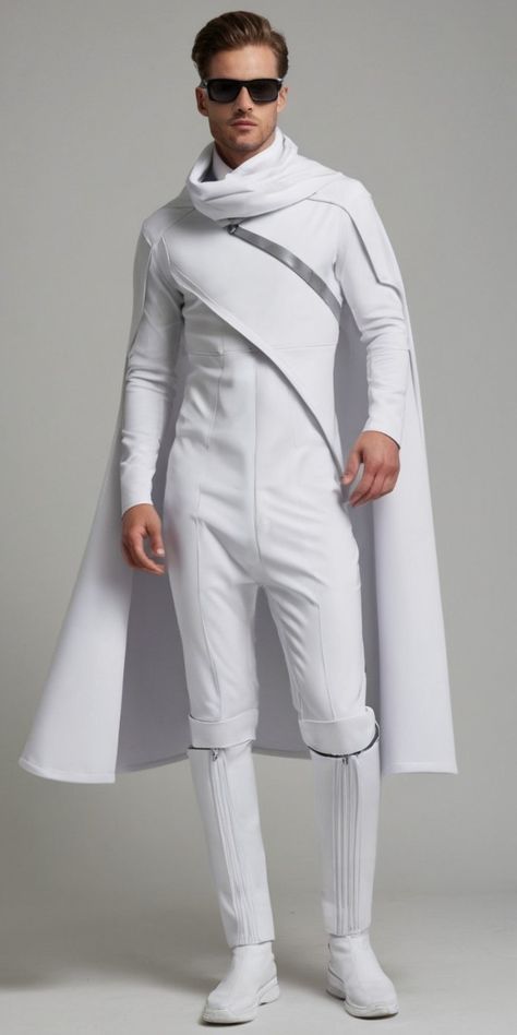 Futuristic Costume Men, Futuristic Mens Fashion, Futuristic Fashion Male, Futuristic Costume, Futurism Fashion, Fashion Casual Outfits, Cyberpunk Clothes, Space Fashion, Fashion Suits For Men