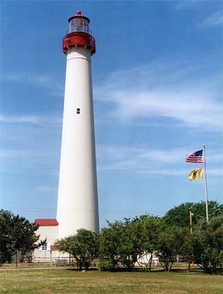 215 LIGHTHOUSE AVE. Located in Cape May Point State Park - OPEN 22-24 9am-8pm Cape May Lighthouse, Lighthouse Inspiration, Florida Lighthouses, Nature Trails, Cape May Nj, Beacon Of Light, Sunny Beach, Light House, Cape May