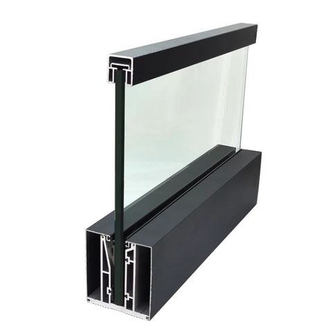 Height: 50-100mm or customized; Width: 25-50mm or customized; Thickness: 3-6mm or customized; Length: 2.44-3.66mm or customized; Finish: These profiles may come with various finishes, such as anodized, powder-coated, or mill finish. Modern Glass Handrail, Handrail Glass Design, Stainless Handrail, Handrails For Stairs Stainless Steel, Glass Handrail Detail, Aluminum Handrail, Aluminum Extrusion, Powder Coating