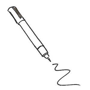 pen-draw-small | Flickr - Photo Sharing! Ballpen Drawing Easy, Pen Drawing Cartoon, Pen Drawing Simple, Drawing Ballpen, Ballpen Drawing, Ballpoint Pen Drawing, Cartoon Disney, Anime Cartoon, Naruto Anime