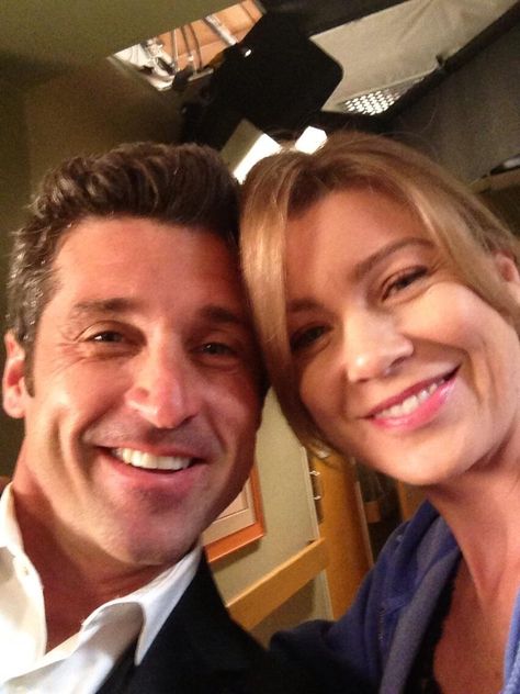 I night on the town Ellen Pompeo Patrick Dempsey, Greys Anatomy Derek, Greys Anatomy Couples, Meredith And Derek, Greys Anatomy Funny, Greys Anatomy Characters, Lexie Grey, Greys Anatomy Cast, Greys Anatomy Memes