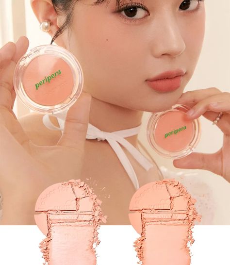 peripera - Pure Blushed Sunshine Cheek Tulipology Collection - 2 Colors | YesStyle Korean Makeup Brands, Bright Lips, Color Complement, Kiss Makeup, J Fashion, Makeup Base, Tone It Up, Makeup Brands, Korean Makeup