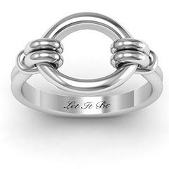 Unique Tattoos With Meaning, Karma Ring, Puzzle Jewelry, Engraved Engagement Ring, Conversion Table, Infinity Jewelry, Fingerprint Jewelry, Monogram Ring, What Goes Around Comes Around