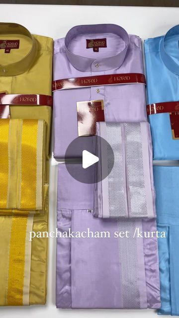 Horad™ Pure Silk Wedding Dhoti on Instagram: "Premium A+Art Silk Kurta/Panchakcham Set 

Available in Shirt Size 36, 38, 40, 42,
44, 46 & 48

#dhoti #india #tamilnadu #karnataka #kerala #andhrapradesh #telangana #malaysia #singapore #usa #uk #europe #tamil #telugu #kannada #tradition #fyp #reels #luxury" Dhoti Kurta For Men Indian Weddings, Dhoti For Men, Indian Wedding Clothes For Men, Blouse Designs Catalogue, Silk Kurta, Wedding Clothes, Silk Wedding, Silk Shirt, Wedding Men