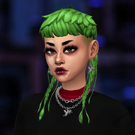 cosmiccs4: ☾ JAZMIN HAIR ☾ My first hair mesh!!!... / alwaysimming's cc finds Sims 4 Cc Hair Shaved Sides, Short Hairstyles Sims 4 Cc, Los Sims 4 Mods, Sims 4 Cas Mods, Pelo Sims, Sims 4 Mm Cc, Sims Games, Sims 4 Characters, Sims 4 Mm