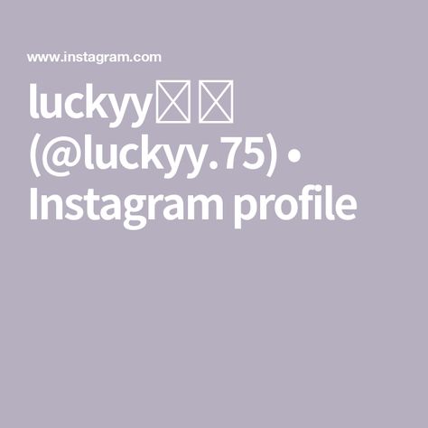 luckyy👁⃤ (@luckyy.75) • Instagram profile Link To Instagram, Instagram Login, Facebook Notifications, Instagram Threads, Instagram Website, Insta Videos, Instagram Reels, Instagram Profile, Crochet