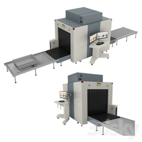 Xray machine - Miscellaneous - 3D Models Airport Xray Machine, Xray Machine, X Ray, Modern Materials, In 3d, Nursery, Exterior, Models, Furniture