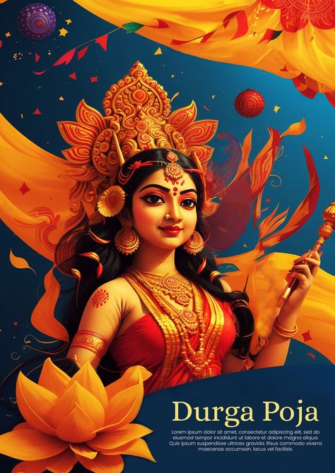 Beautiful Classic Happy Durga Puja Festival Greeting Card Background#pikbest##Templates Durga Puja Greetings, Durga Face, Greeting Card Background, Happy Durga Puja, Background Psd, Yellow Textures, Card Background, Happy Merry Christmas, Happy New Year Greetings