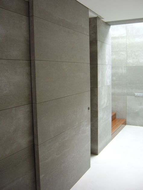 Viroc - cement wood board Fiber Cement Cladding, Cement Cladding, Fibre Cement Cladding, Fiber Cement Board, Cement Panels, Factory Interior, Interior Cladding, Cement Board, Clad Home