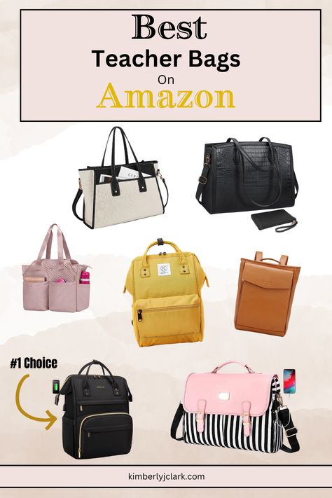 This is a list of bags that would be great to carry everything teachers need throughout the school year. Bags For School Teacher, Teachers Bag, Whats In My Teacher Bag, Teacher Work Bag, Teacher Purse Essentials, Teacher Bag Essentials, Rolling Bags For Teachers, Whats In My Substitute Teacher Bag, Teacher Laptop Bag