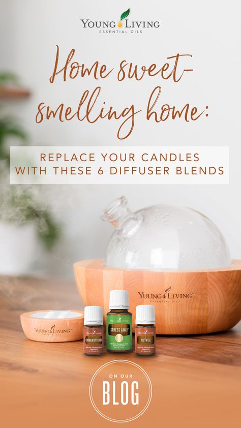 Want your home to smell sweet without harmful chemicals? Use these essential oil blends instead of candles! #diffuserblends #home #essentialoils #yleo Young Living Diffuser Recipes, Best Smelling Essential Oils, Diffuser Blends Young Living, Candle Alternatives, Living Oils Recipes, Young Living Essential Oils Recipes, Essential Oils Guide, Essential Oils Cleaning, Essential Oil Diffuser Recipes