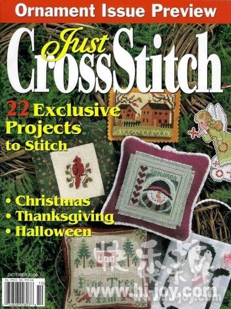 Gallery.ru / Photo # 1 - Just Cross Stitch 2006 10 October - tymannost Cross Stitch Gallery, Christian Cross Stitch, Cross Stitch Magazines, Holiday Cross Stitch, Just Cross Stitch, Winter Cross Stitch, Cross Stitch Christmas Ornaments, Stoney Creek, Cross Stitch Books